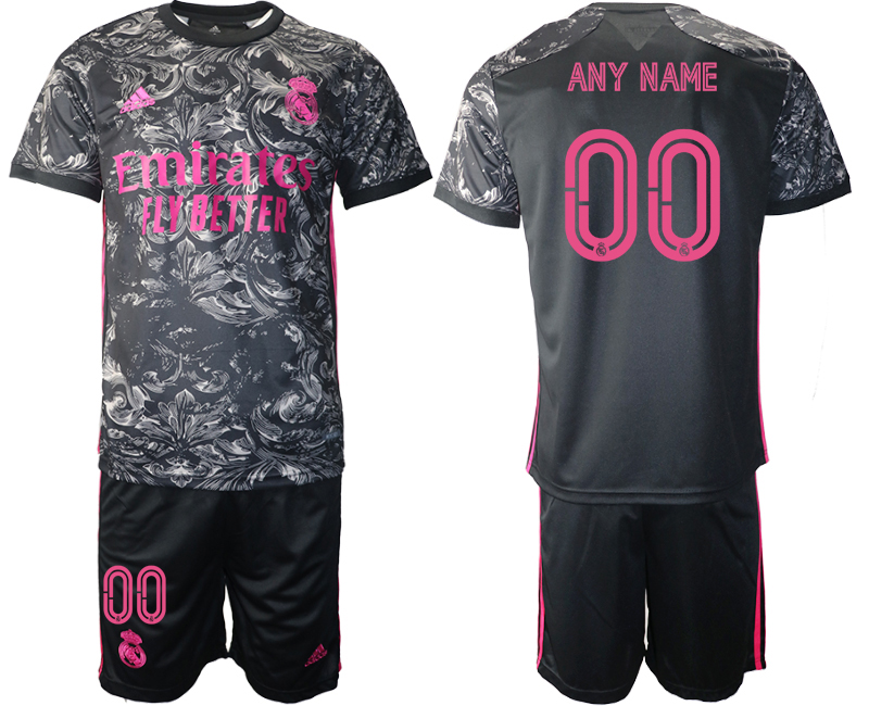 2021 Men Real Madrid away custom soccer jerseys